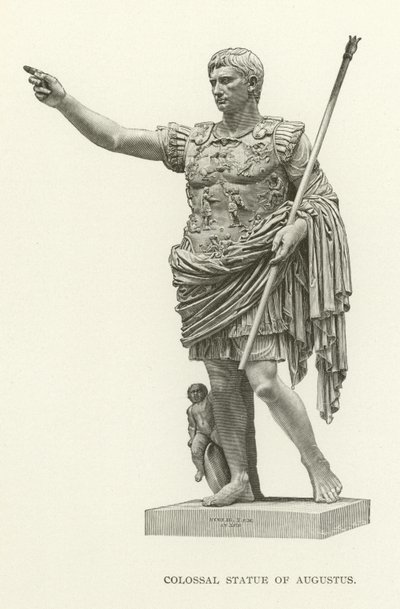 Kolossal staty av Augustus av American School