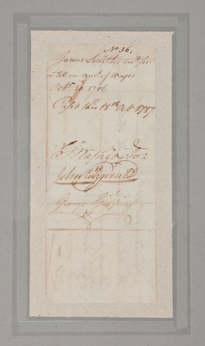 Konstitutionell konvention: samling av brev och dokument undertecknade av 54 av de 55 delegaterna till den historiska 1787 års konvention (penna och bläck på papper) (se även 2561290-92) av American School