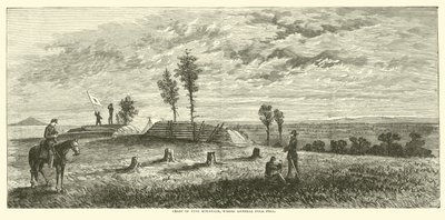 Crest of Pine Mountain, där general Polk föll, juni 1864 av American School