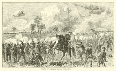 General Thomas Williams död, augusti 1862 av American School