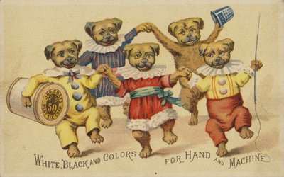 Hund dansar i kläder av American School