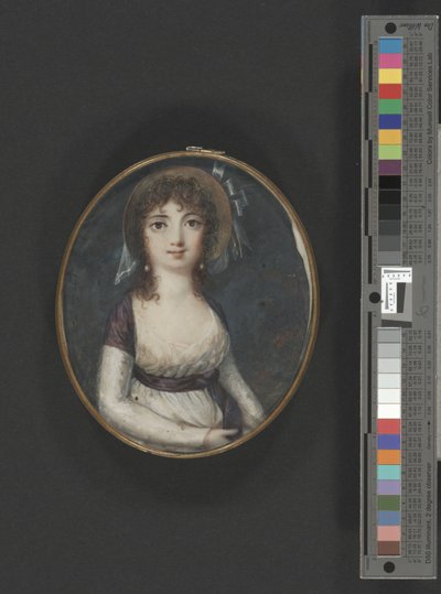 Eliza Poe (akvarell på elfenben) av American School
