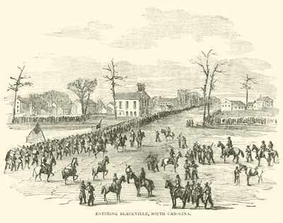 Inresa i Blackville, South Carolina, januari 1865 av American School