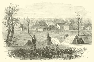 Ewells högkvarter, nära Richmond, mars 1865 av American School
