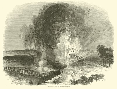 Explosion av fort på McPhersons front, juni 1863 av American School