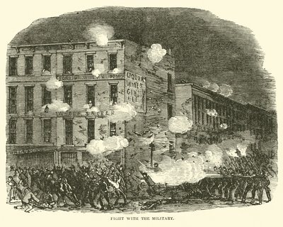 Strid med militären, juli 1863 av American School