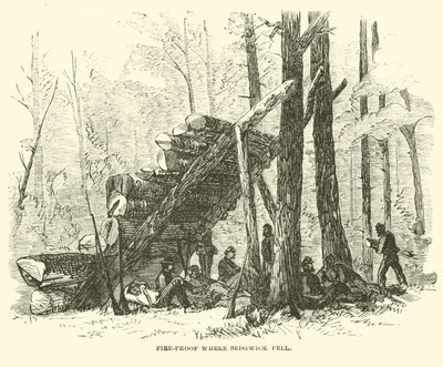 Brandsäker där Sedgwick föll, maj 1864 av American School