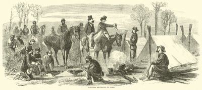 Foragerare återvänder till lägret, mars 1865 av American School