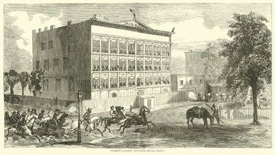 Forrests raiders attackerar Irving Prison, augusti 1864 av American School