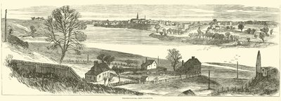 Fredericksburg, från Falmouth, november 1862 av American School
