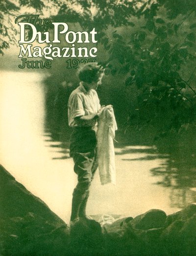 Framsidan av DuPont Magazine, juni 1923 av American School