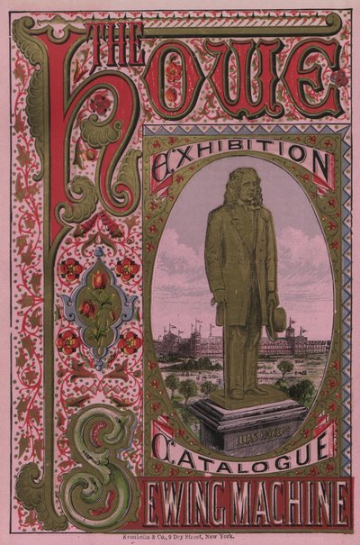 Framsidan av Howe Sewing Machine Exhibition Catalogue, 1876 av American School