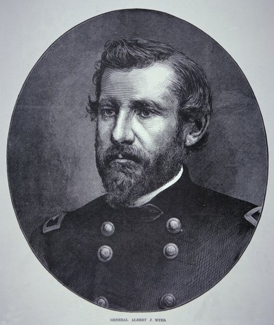 General Albert James Myer (1828-80) (gravyr) av American School