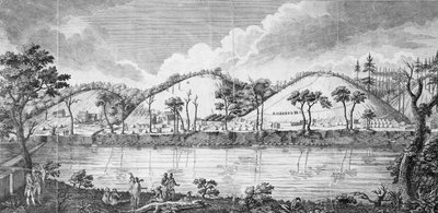 General John Burgoyne (1723-92) möter indianerna av American School