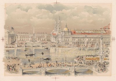 Grand Basin vid världsutställningen Columbian av American School