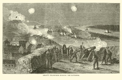 Grants transporterar batterierna, april 1863 av American School