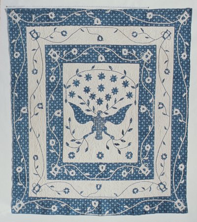 Great Seal of United States Quilt av Susan Strong, Maryland eller Ohio, c.1830 av American School