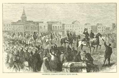 Griersons kommando att gå in i Baton Rouge, april 1863 av American School