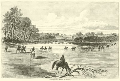 Hancocks kår som korsar Rapidan, maj 1864 av American School
