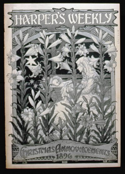 Harpers Weekly, julmeddelanden 1896 av American School