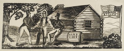 "Harrison & Tyler"-kampanjemblem av American School