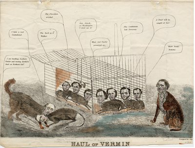 Haul of Vermin, designad av Squ., 1861 av American School