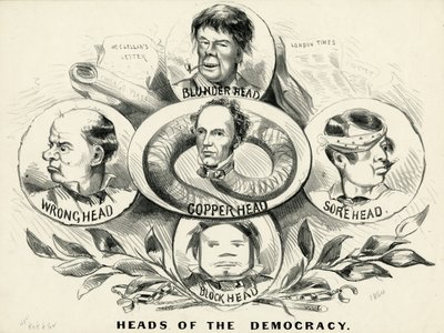 Demokratins chefer, 1864 av American School