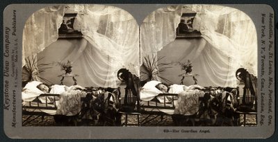 Hennes skyddsängel, ca 1899 (stereograf) av American School