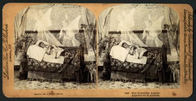 Hennes skyddsänglar, 1893 (stereograf) av American School