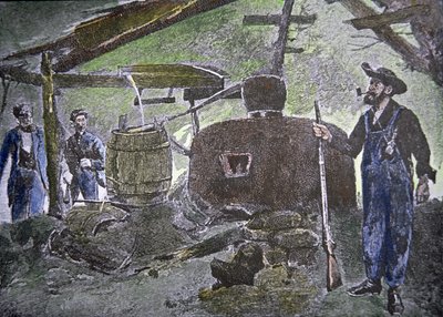 "Hill-Billy Moonshine Still av American School