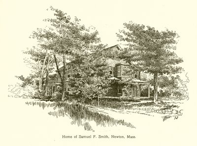 Hem för Samuel F Smith, Newton, Mass av American School