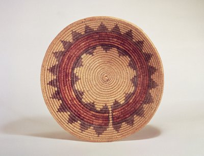 Hopi-korg (vävd fiber) av American School