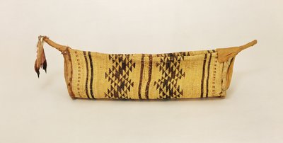 Hupa hoppdanskorg, från North Carolina (vävd fiber) av American School