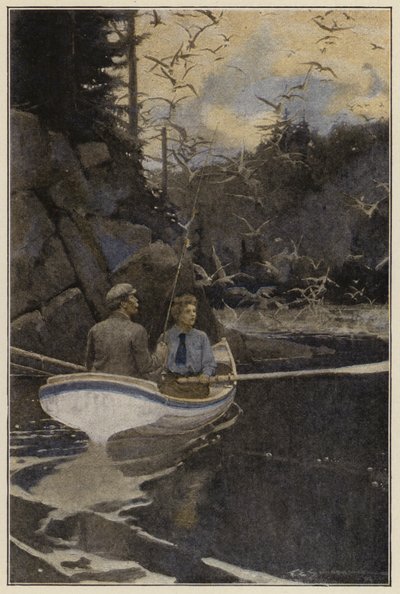 Illustration till Days Off and Other Digressions (färglitografi) av American School