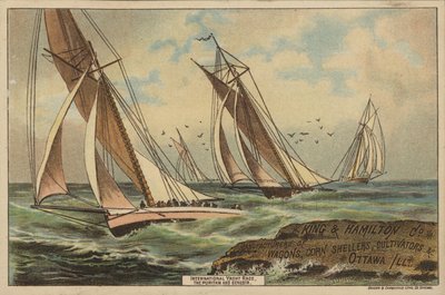 International Yacht Race, The Puritan och Genesta av American School