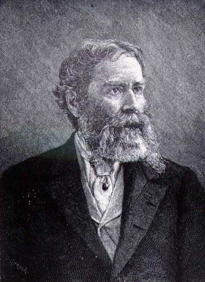 James Russell Lowell (1819-1891) (gravyr) av American School