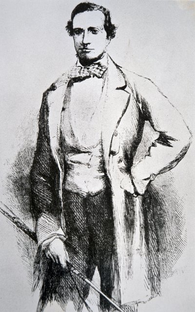 John Butterfield (1801-69) (gravyr) av American School