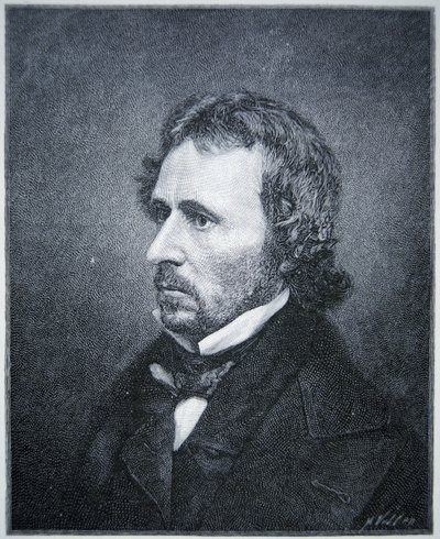John Charles Fremont (1813-90) (gravyr) av American School