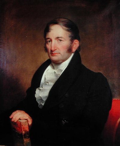 John Nice (1739-1806) (olja på duk) av American School