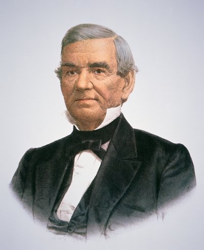 John Ross (1790-1866) (lito i färg) av American School
