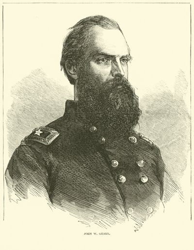 John W Geary, oktober 1863 av American School