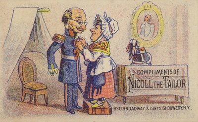 Lady Dressing Soldat av American School