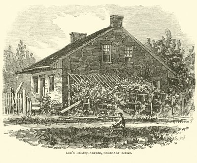Lees högkvarter, Seminary Ridge, juli 1863 av American School