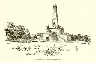 Lincolns grav och monument av American School