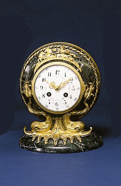 Mantelklocka säljs av Black, Starr & Frost, ca 1875-1900 av American School
