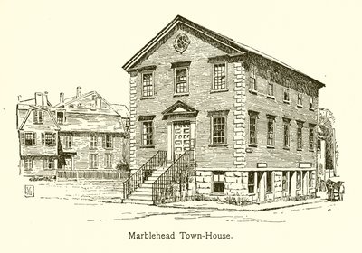 Marblehead Town-House (gravyr) av American School