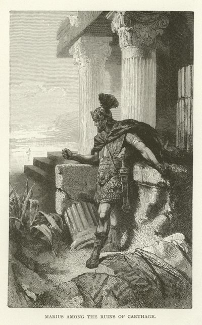 Marius bland ruinerna av Kartago av American School