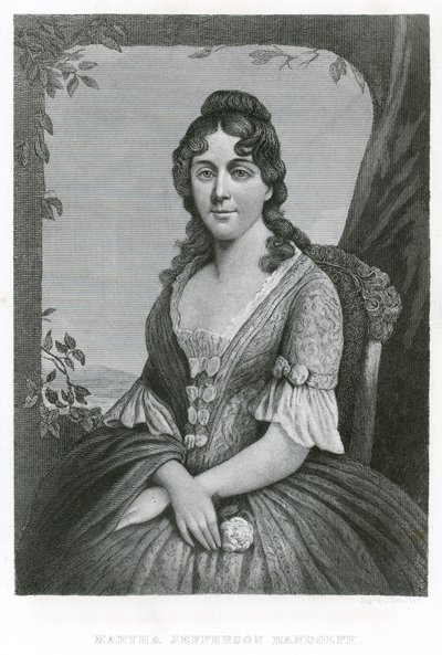 Martha Jefferson Randolph (gravyr) av American School