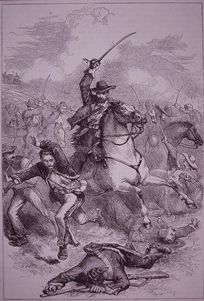 Mexikansk-amerikanska kriget (1846-48), slaget vid Buena Vista av American School