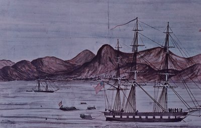 Mexikansk-amerikanska kriget (1846-48), USA:s flottans landstigningsstyrkor vid Loreto av American School